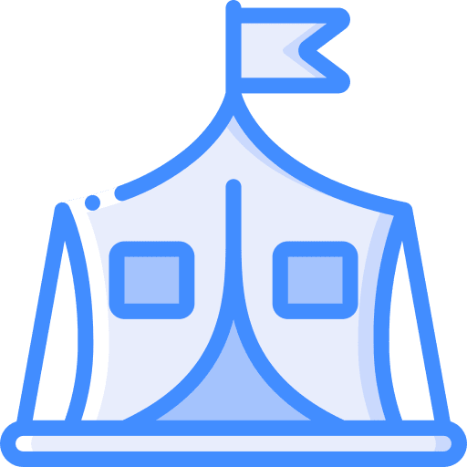 Tent camping tent camp icon
