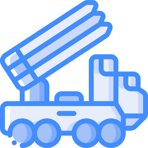 Truck truck missiles vehicle icon