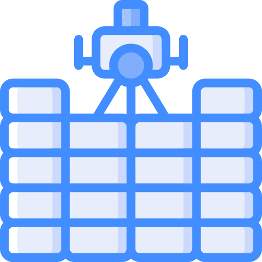 Turret security battle war icon