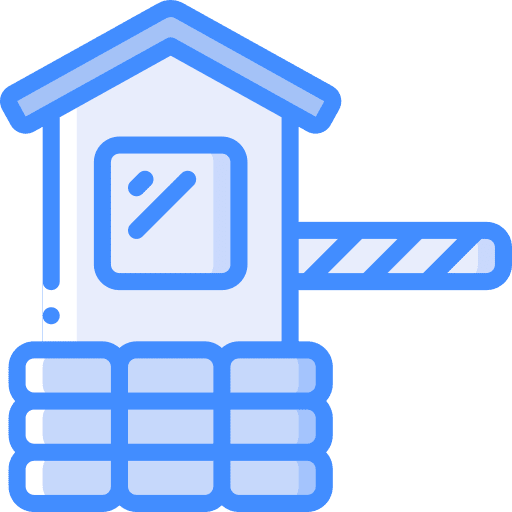 Barrier barrier security road icon