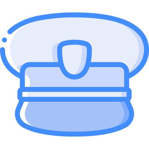 Hat security uniform clothing icon