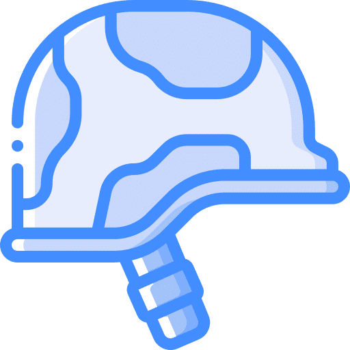 Helmet protection helmet camouflage icon
