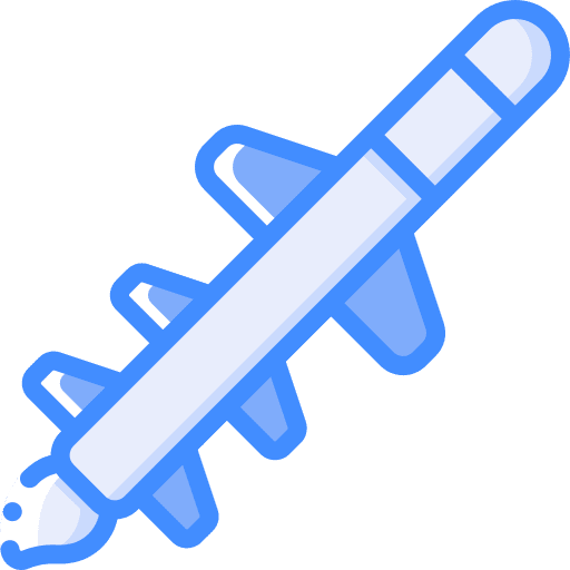 Missile bomb explosion weapon icon