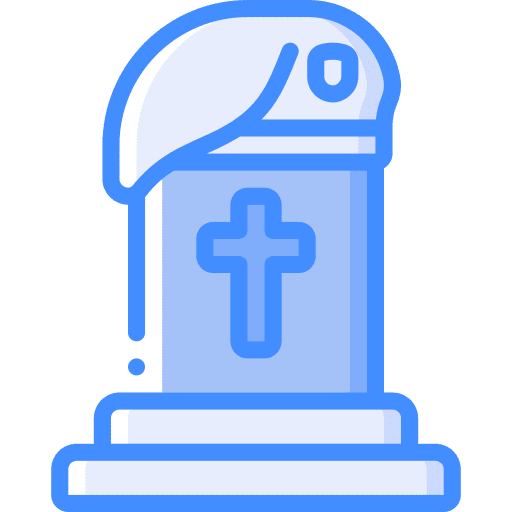 Grave gravestone grave security icon
