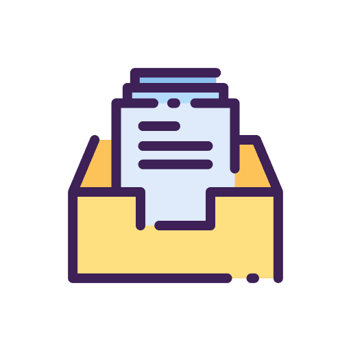 Archive storage box box archive icon