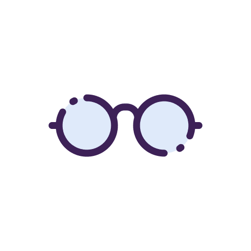 Glasses ophthalmology reading glasses eyeglasses icon
