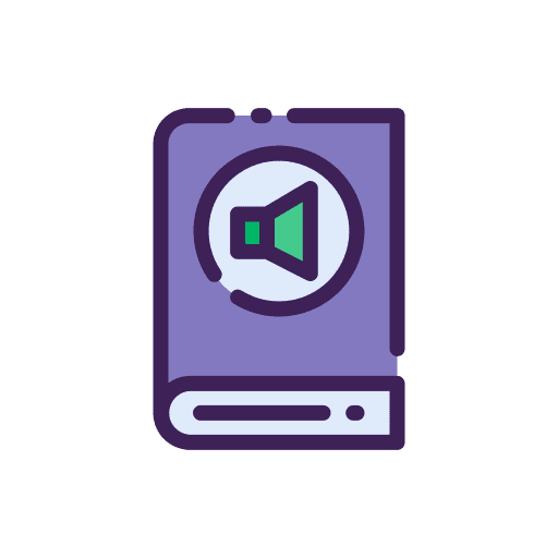 Audiobook sound audio play icon Audiobook sound audio play icon