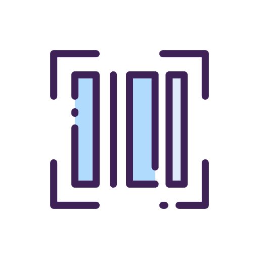 Barcode interface commerce and shopping qr code icon Barcode interface commerce and shopping qr code icon