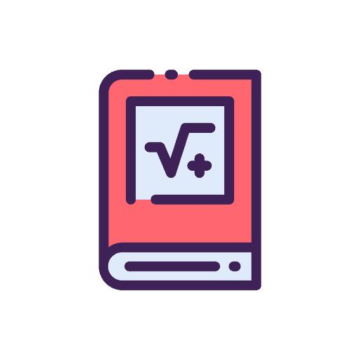 Library reading maths literature icon Library reading maths literature icon