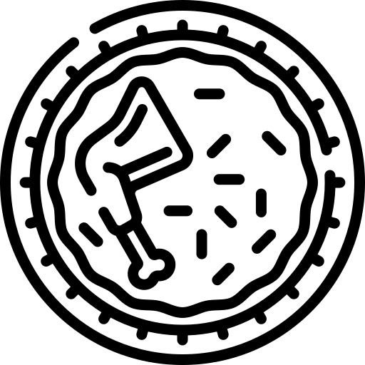 Mandi plate traditional chicken icon