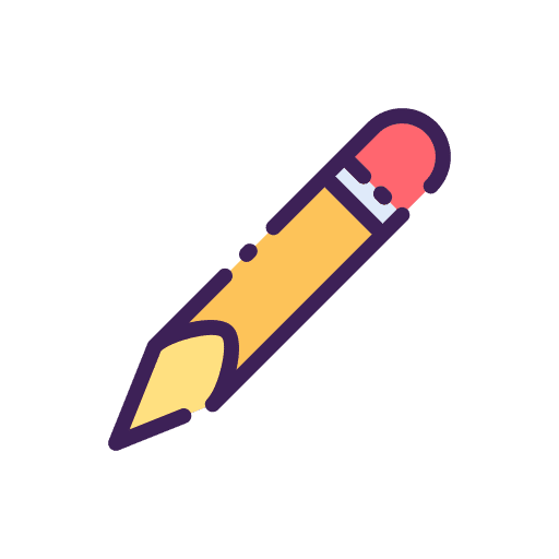 Pencil draw education write icon Pencil draw education write icon