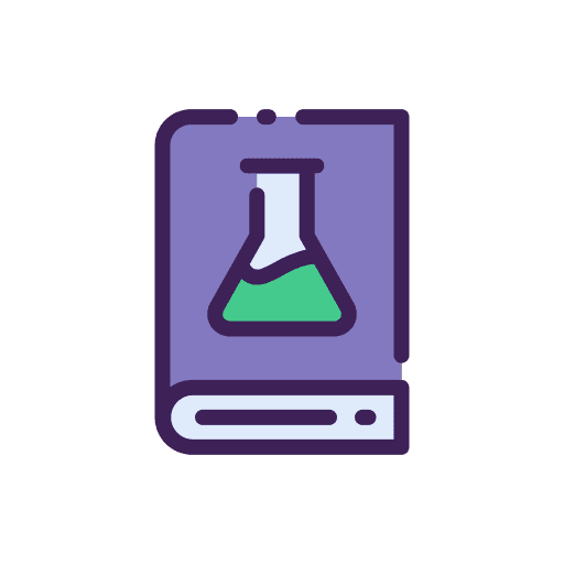 Science book study learn flask icon Science book study learn flask icon