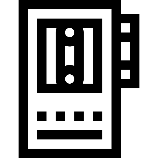 Dictaphone music and multimedia dictaphone machine icon