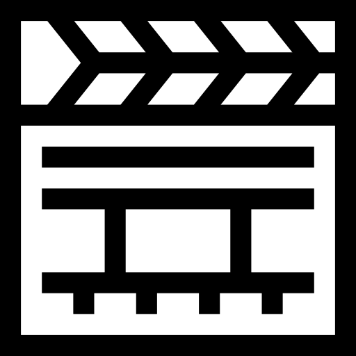 Clapperboard entertainment film clapperboard icon Clapperboard entertainment film clapperboard icon