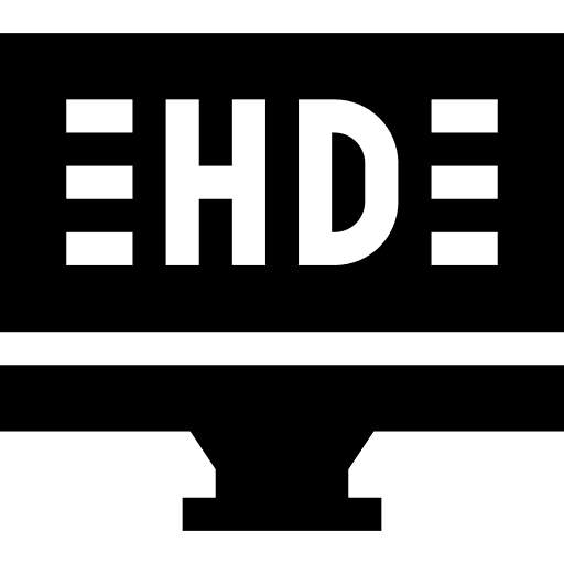 Hd monitor technology cinema icon