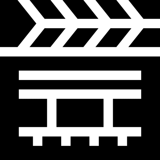 Clapperboard clapperboard cinema clapper icon