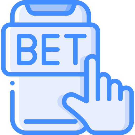 Bet add gambling finger icon