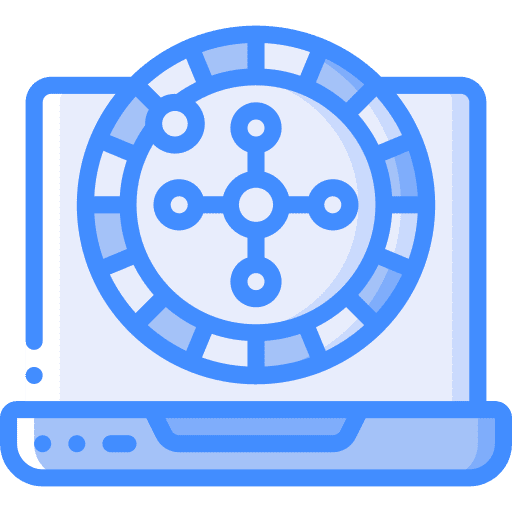 Casino roulette roulette wheel gaming entertainment icon