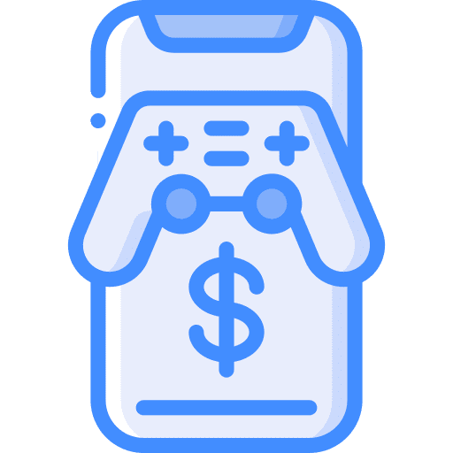 Gaming smartphone mobile phone icon