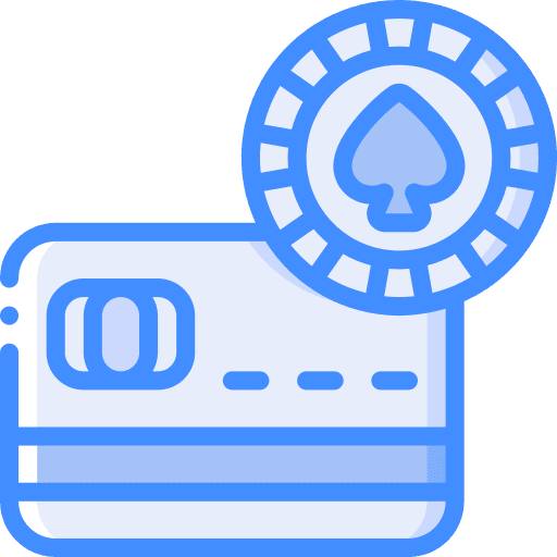 Card payment entertainment betting gambling icon