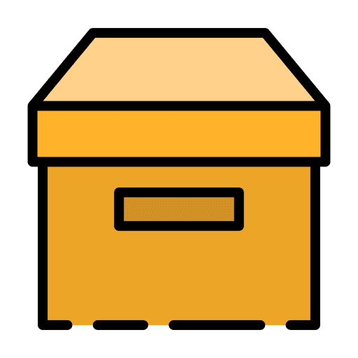 Box storage box box files and folders icon Box storage box box files and folders icon
