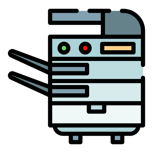 Copier photocopier copy machine device icon Copier photocopier copy machine device icon