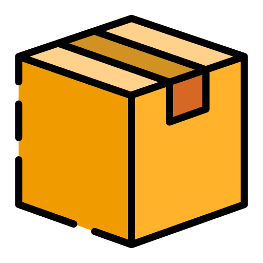 Package box cardboard delivery icon