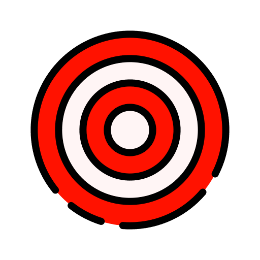 Mission finance arrow target icon Mission finance arrow target icon
