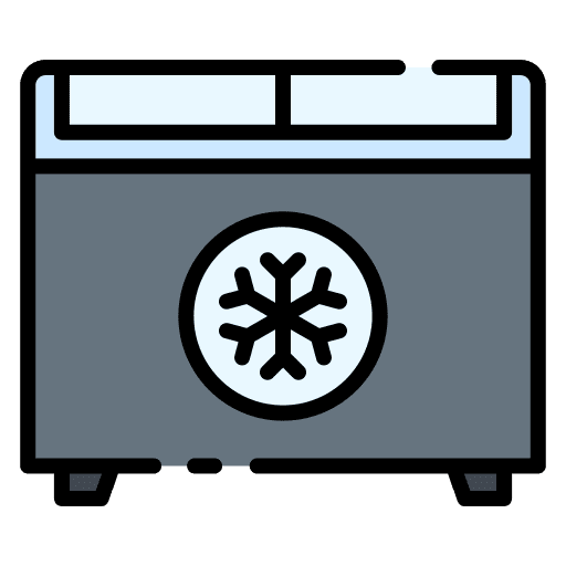 Freezer ice box holidays freeze icon