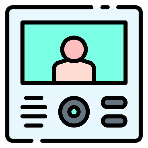 Intercom internet of things intercom smart home icon