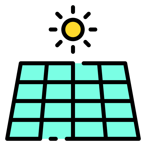 Solar cell solar system ecology and environment sun icon