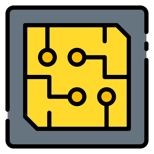 Chip ram chip cpu tower icon Chip ram chip cpu tower icon