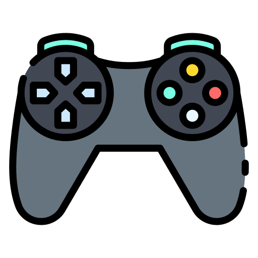 Gamepad multimedia game controller technology icon Gamepad multimedia game controller technology icon