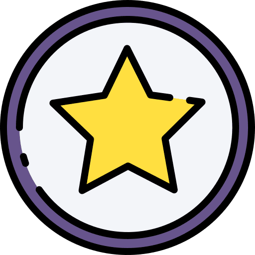 Star shapes ui favourite icon