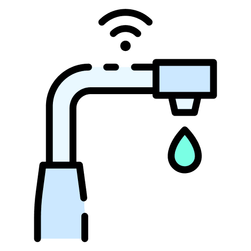 Water faucet household shower smarthouse icon Water faucet household shower smarthouse icon