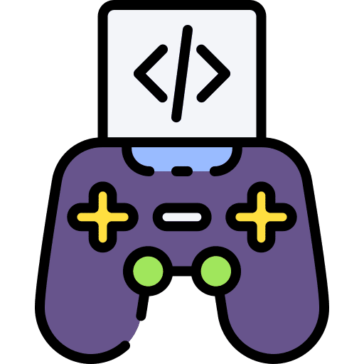 Game development console game development gaming icon Game development console game development gaming icon