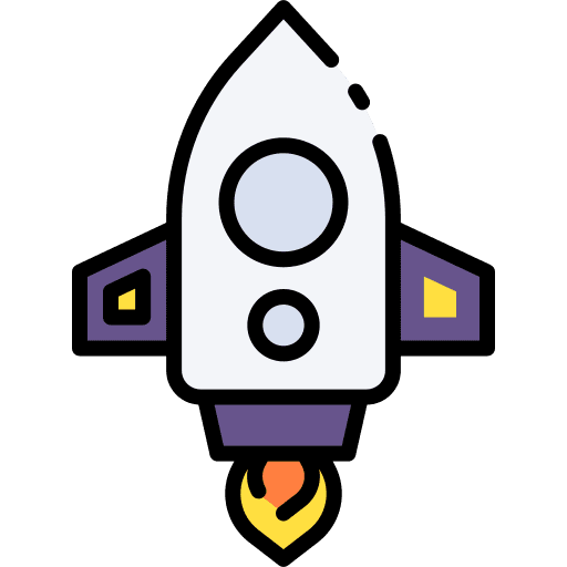 Launch launch space ship transportation icon Launch launch space ship transportation icon
