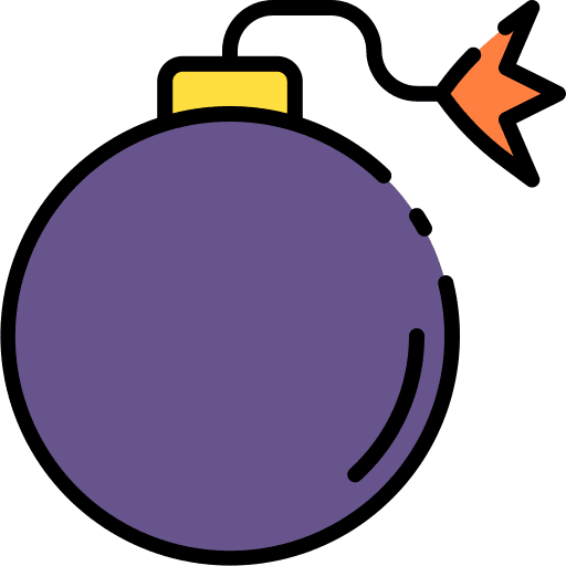 Bomb fire weapon miscellaneous icon Bomb fire weapon miscellaneous icon
