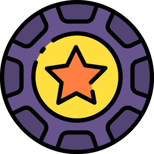Casino chips gaming bet poker icon Casino chips gaming bet poker icon
