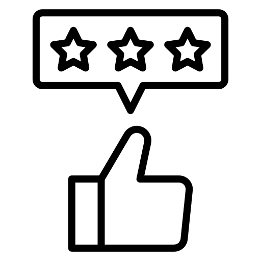 Rating rating thumb up marketing icon Rating rating thumb up marketing icon