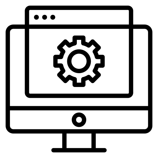 Web maintenance laptop website repair icon Web maintenance laptop website repair icon