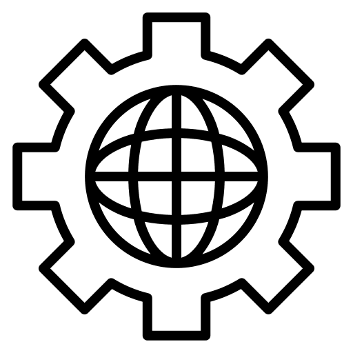 Global services seo and web global services customer service icon Global services seo and web global services customer service icon