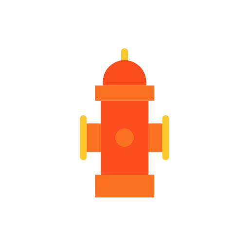 Fire hydrant security firefighter water icon Fire hydrant security firefighter water icon