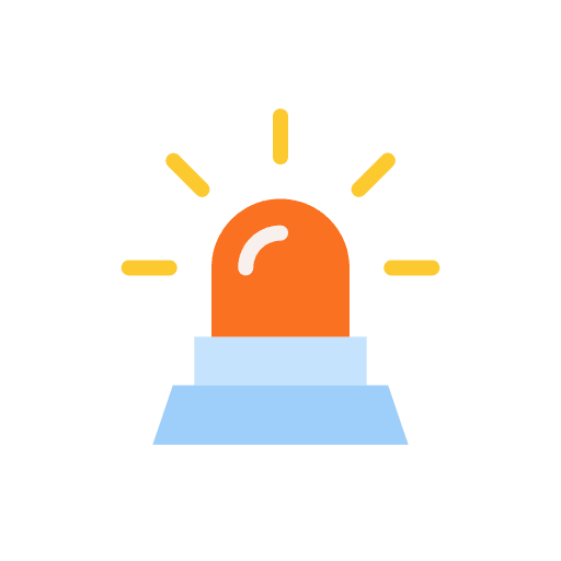 Siren warning security emergency icon Siren warning security emergency icon