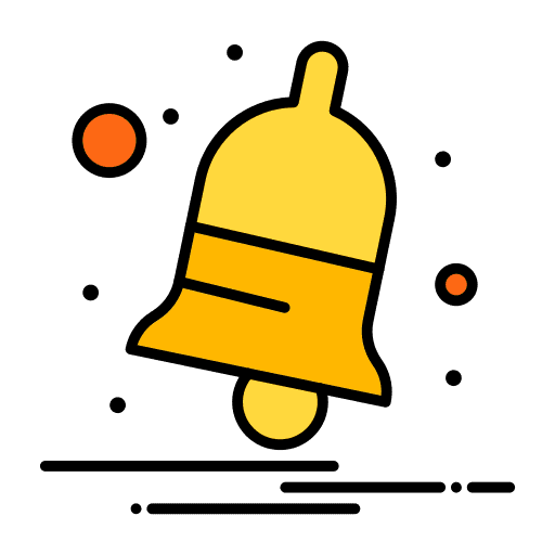 Alarm musical instrument music and multimedia notification icon