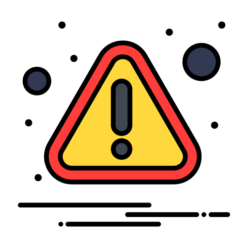 Alert warning sign signaling alert icon