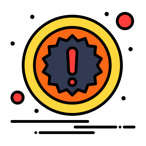 Exclamation mark alarm exclamation mark alert icon