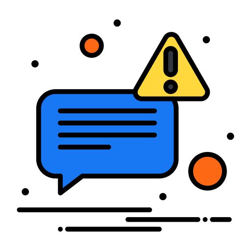 No chatting no chatting signaling communications icon