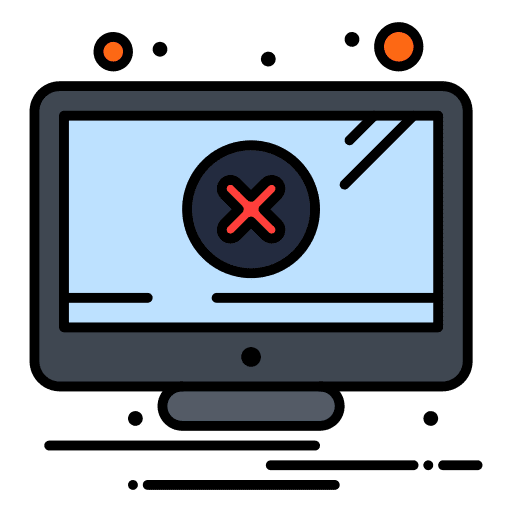 Monitor monitor computer attention icon