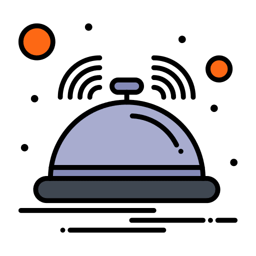 School bell notification service school bell icon